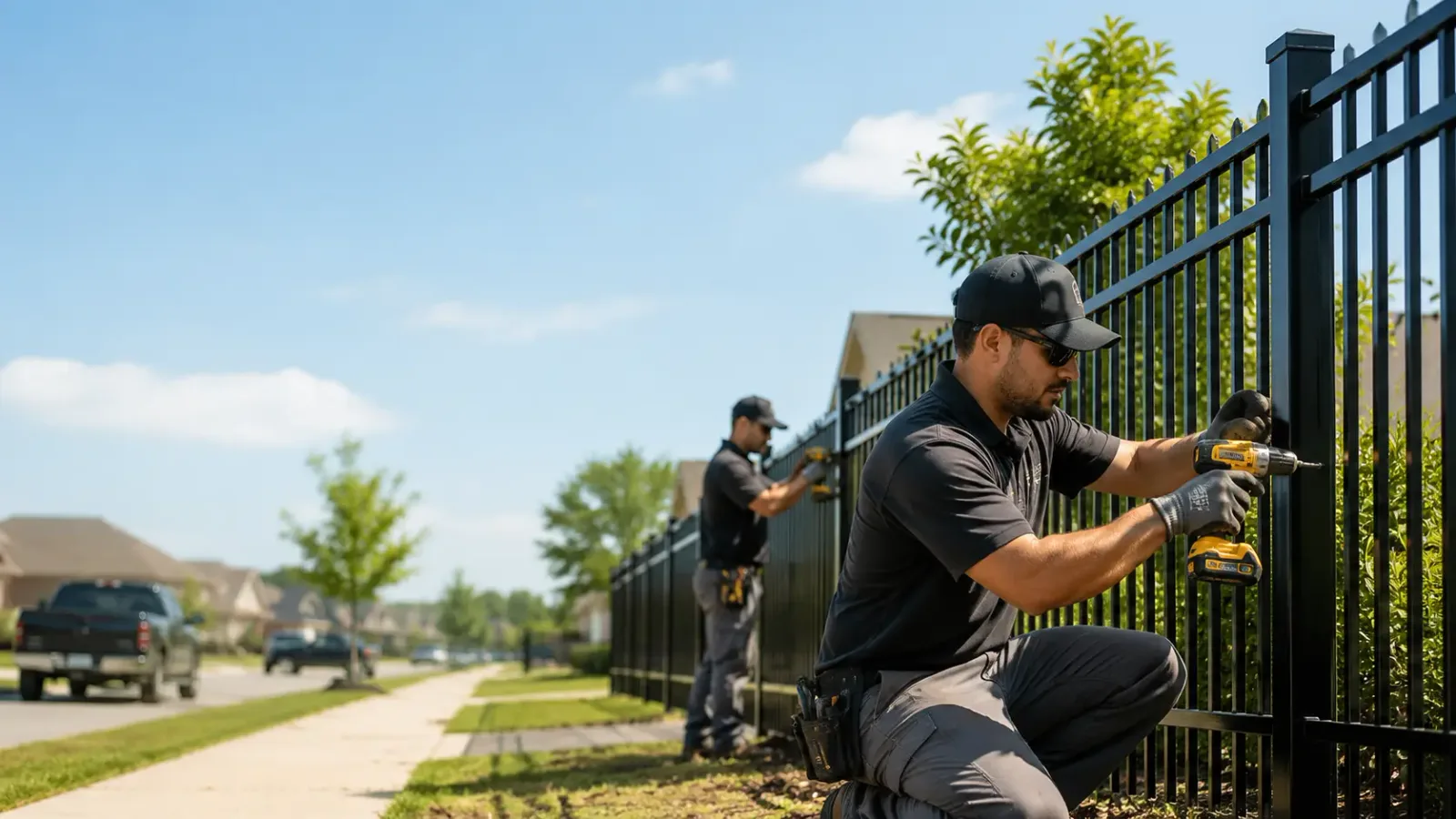Metal Fence Installation in Dow City, IA